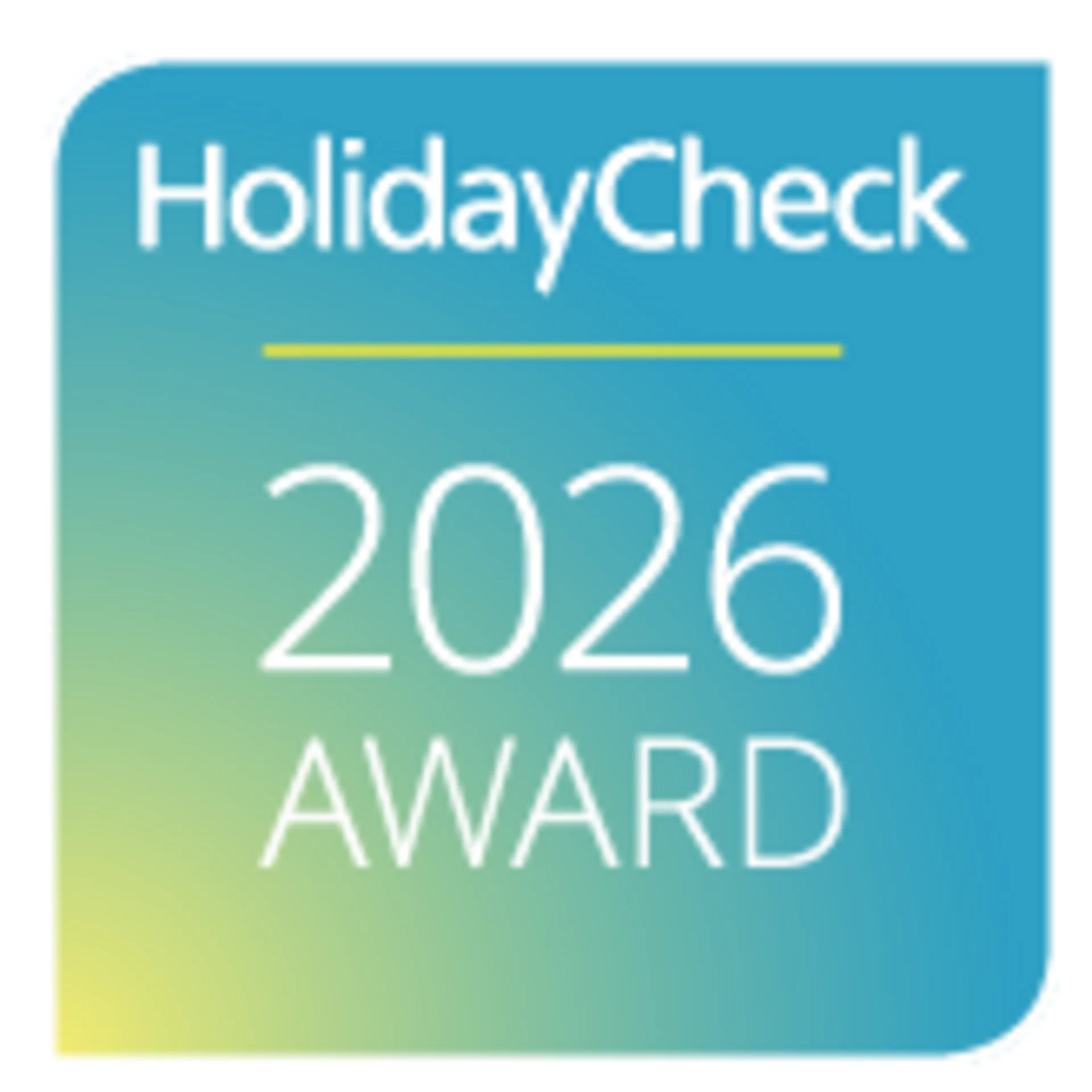 Bewertungen HolidayCheck 2026 Award-Logo